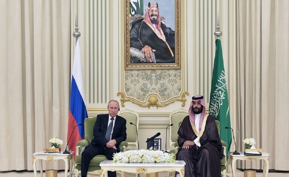 بوتين يبحث مع ولي العهد السعودي تقوية العلاقات التجارية ومشروعات الاستثمار والطاقة