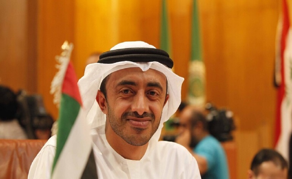 عبدالله بن زايد، وزير الخارجية الإماراتي