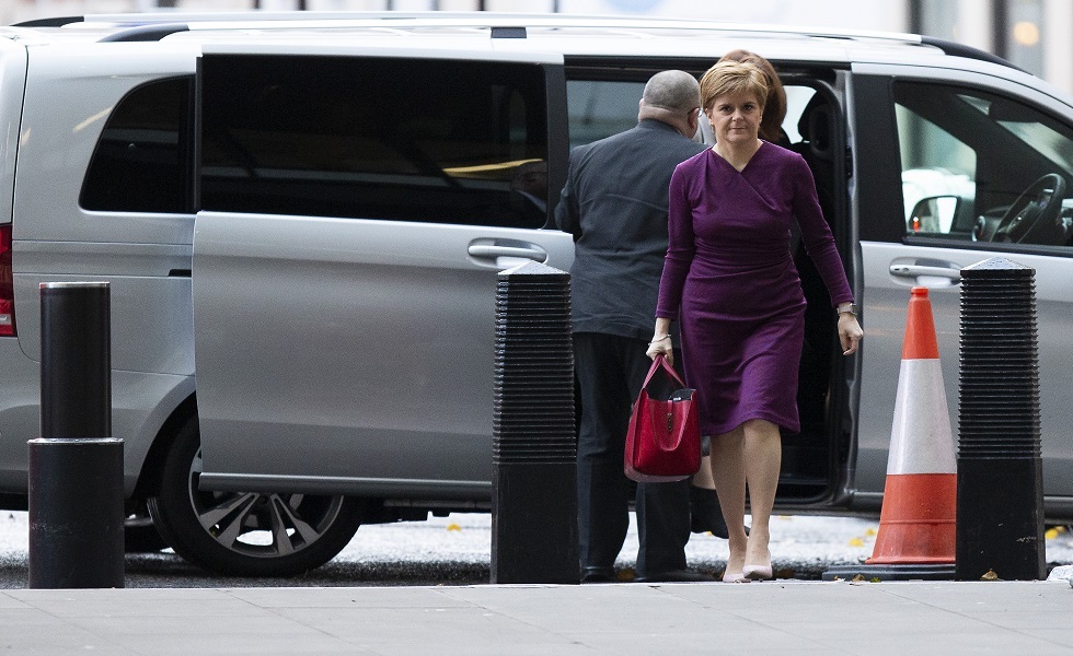 رئيسة وزراء اسكتلندا السابقة (2014-2023) نيكولا ستورجون.