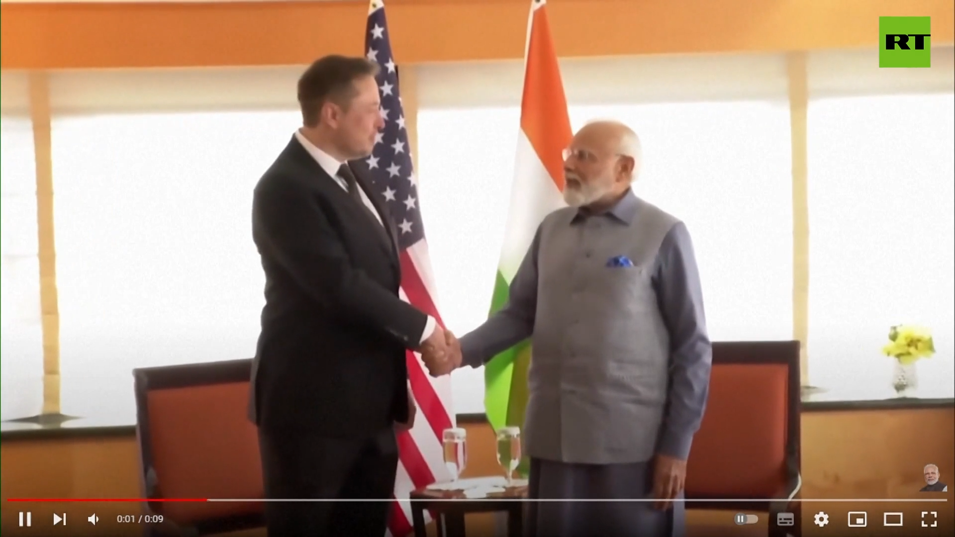رئيس وزراء الهند يلتقي إيلون ماسك في نيويورك
