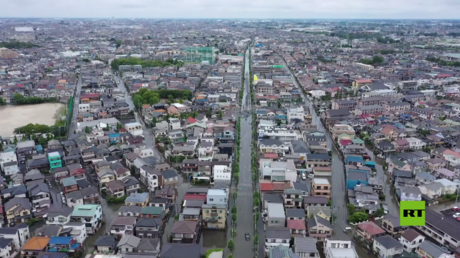 بالفيديو.. الفيضانات تجتاح محافظة سايتاما اليابانية بعد أن زارتها 