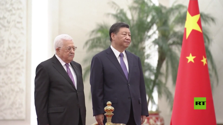 بالفيديو.. مراسم الاستقبال الرسمي للرئيس الفلسطيني محمود عباس في الصين