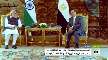 مصر والهند تقرران رفع علاقاتهما لمستوى الشراكة الاستراتيجية