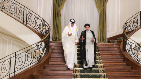 الرئيس الإيراني لأمير قطر: لدينا طاقات جيدة لتوسيع التعاون الثنائي والإقليمي والدولي