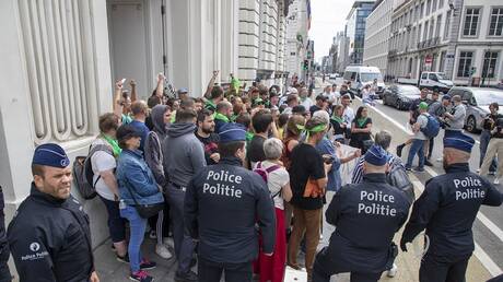 اعتقال أكثر من 60 شخصا في بروكسل بعد أعمال شغب