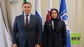 وزيرة التعليم القطرية في روسيا: نرغب بالاعتراف المتبادل بالدرجات العلمية والأكاديمية (صور)