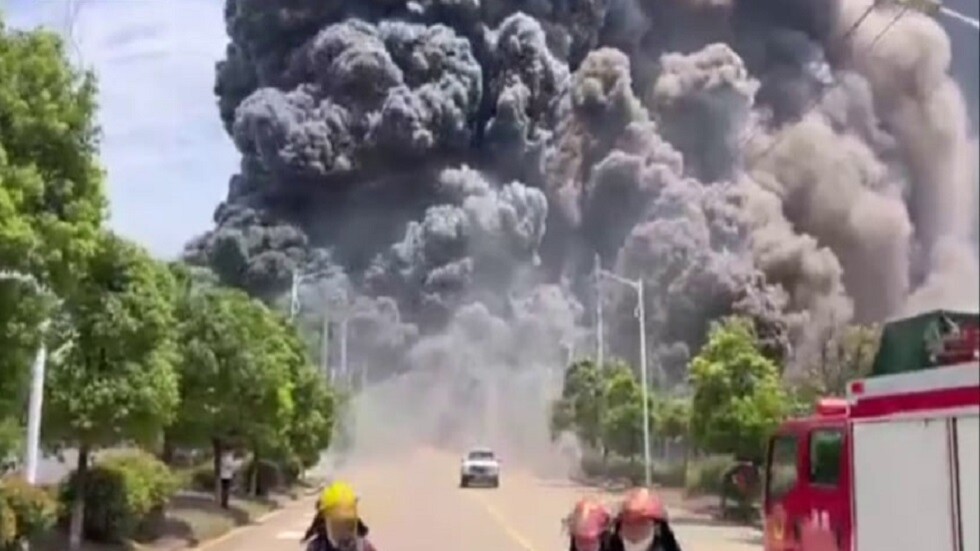 انفجار قوي في مصنع كيماويات في الصين