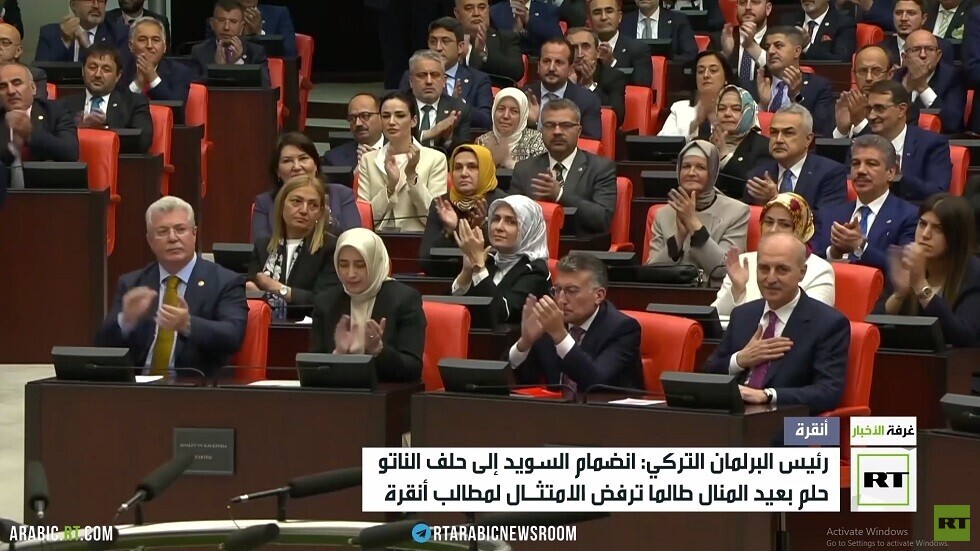 رئيس البرلمان التركي: انضمام السويد للناتو بعيد المنال