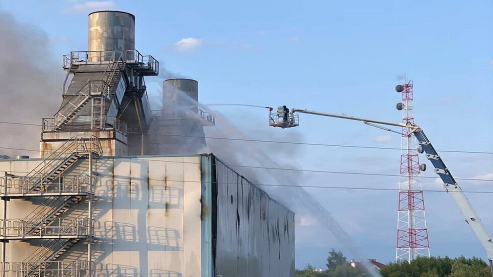 اندلاع حريق في محطة لتوليد الطاقة في نوفغورود