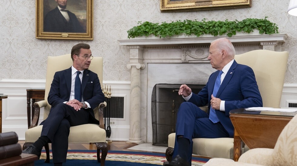 بايدن ورئيس وزراء السويد يؤكدان مواصلة دعم أوكرانيا وتنسيق الجهود عبر الأطلسي بشأن الصين