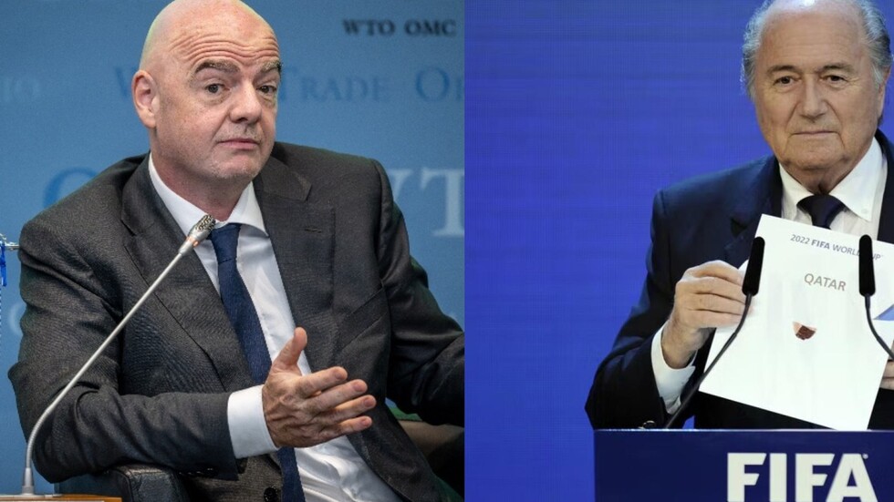 رئيس "فيفا" يستغل إيطاليا ويرسل رسالة خفية إلى بلاتر