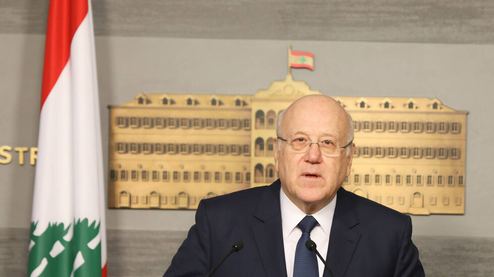 ميقاتي: قرار البرلمان الأوروبي بشأن اللاجئين السوريين "انتهاك" لسيادة لبنان