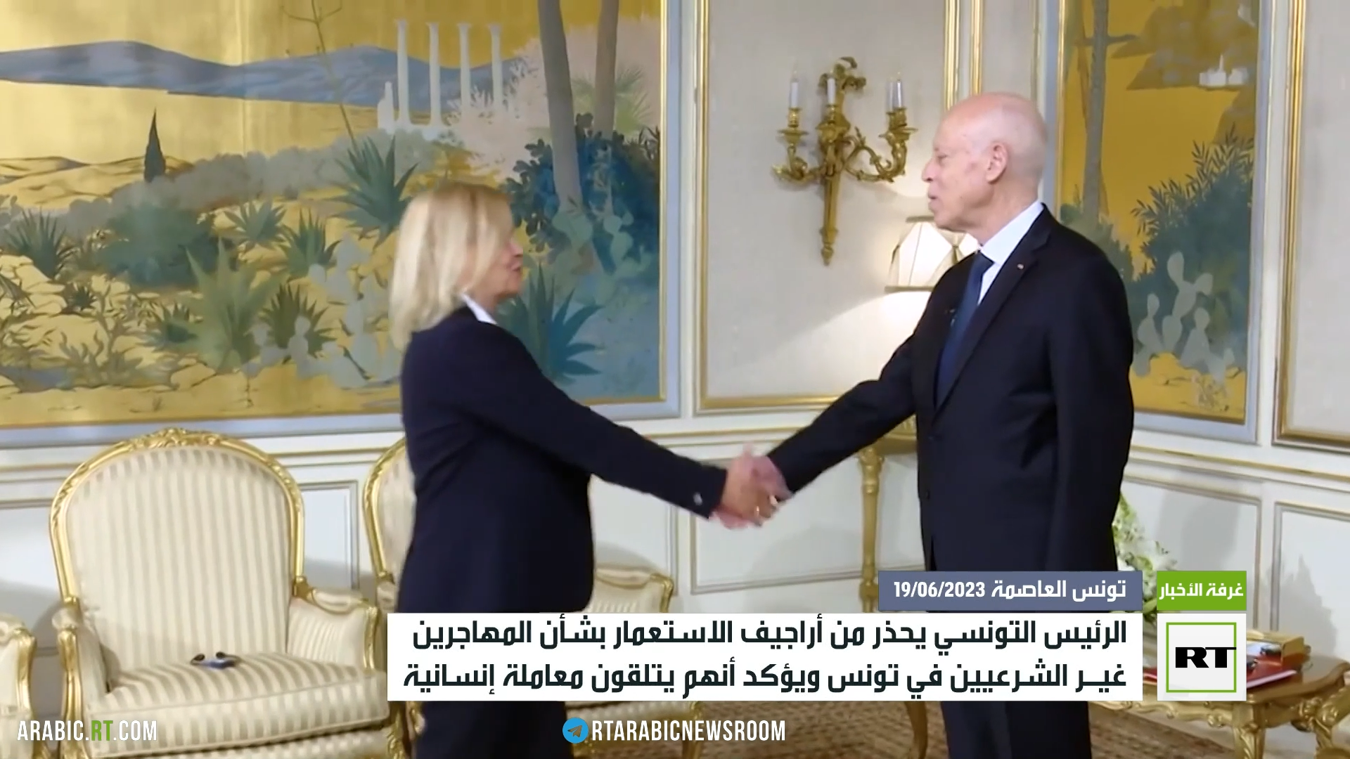 سعيد: دوائر الاستعمار تروج أكاذيب بشأن تونس