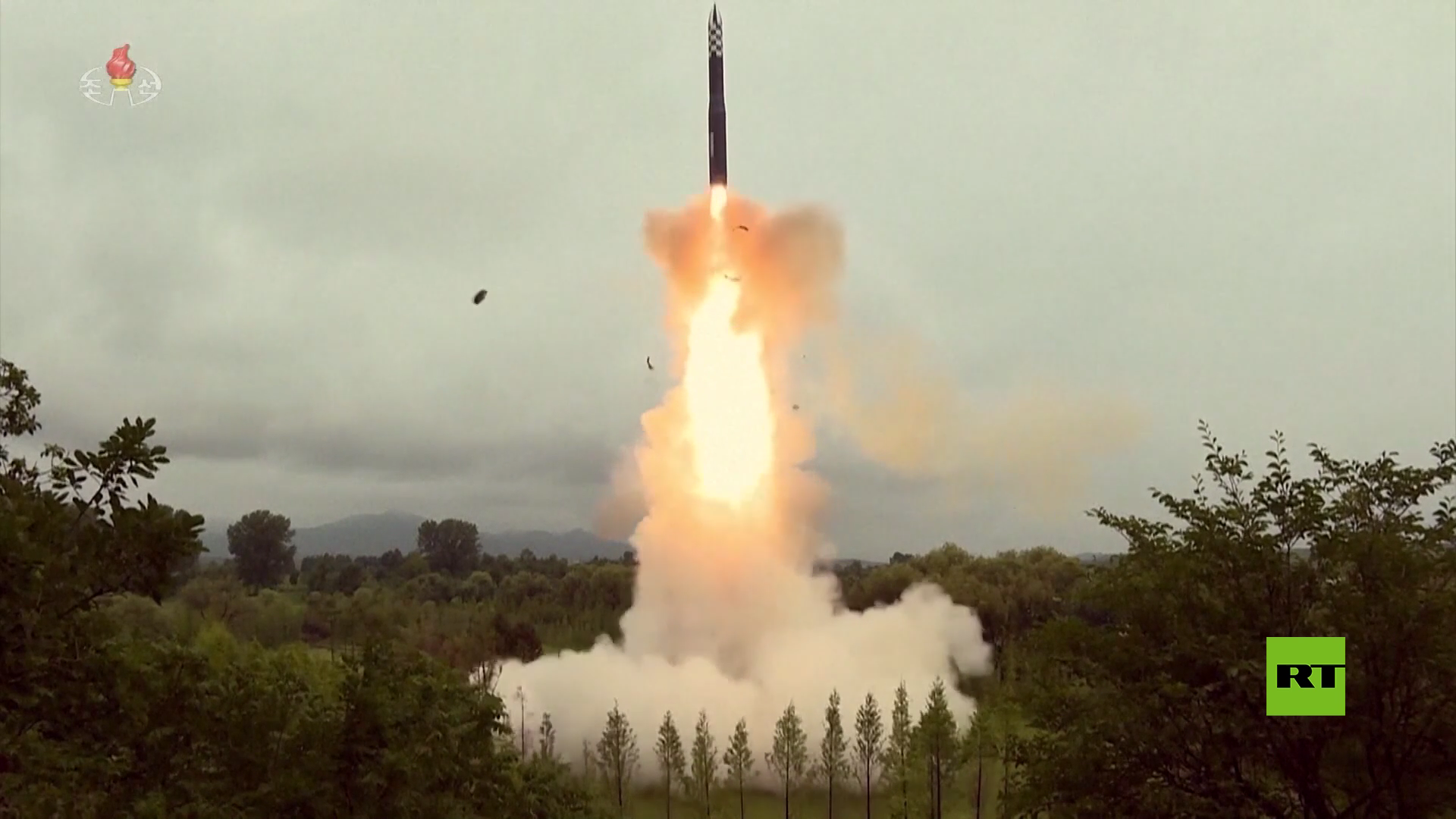 فيديو لإطلاق صاروخ هواسونغ -18 الكوري الشمالي العابر للقارات