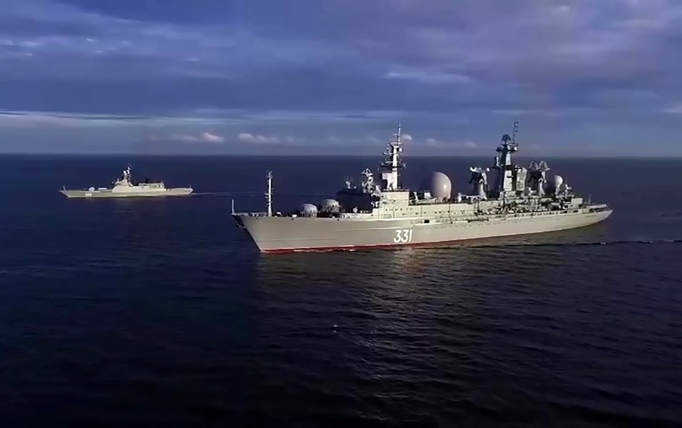 مناورات عسكرية روسية صينية في بحر اليابان