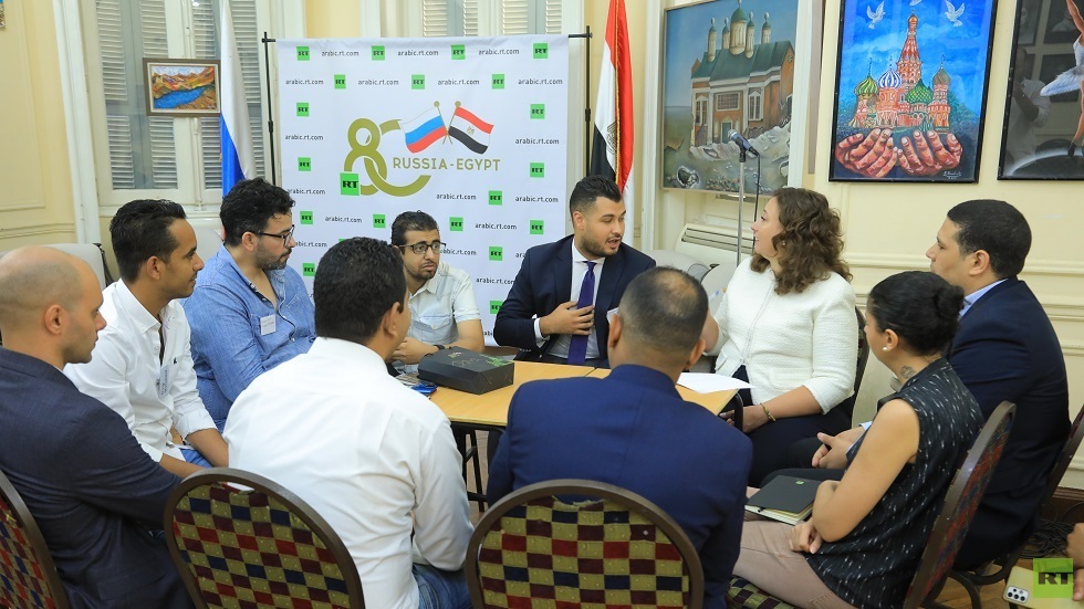 RT تنظم دورة تدريبية لصحفيين شباب من مصر في الذكرى 80 لإقامة العلاقات بين القاهرة وموسكو (صور)