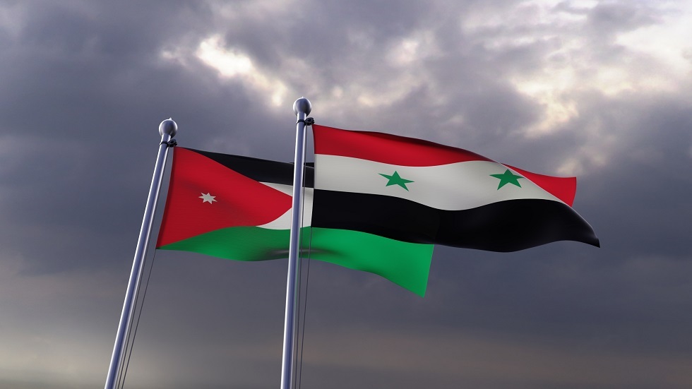 علم سوريا والأردن