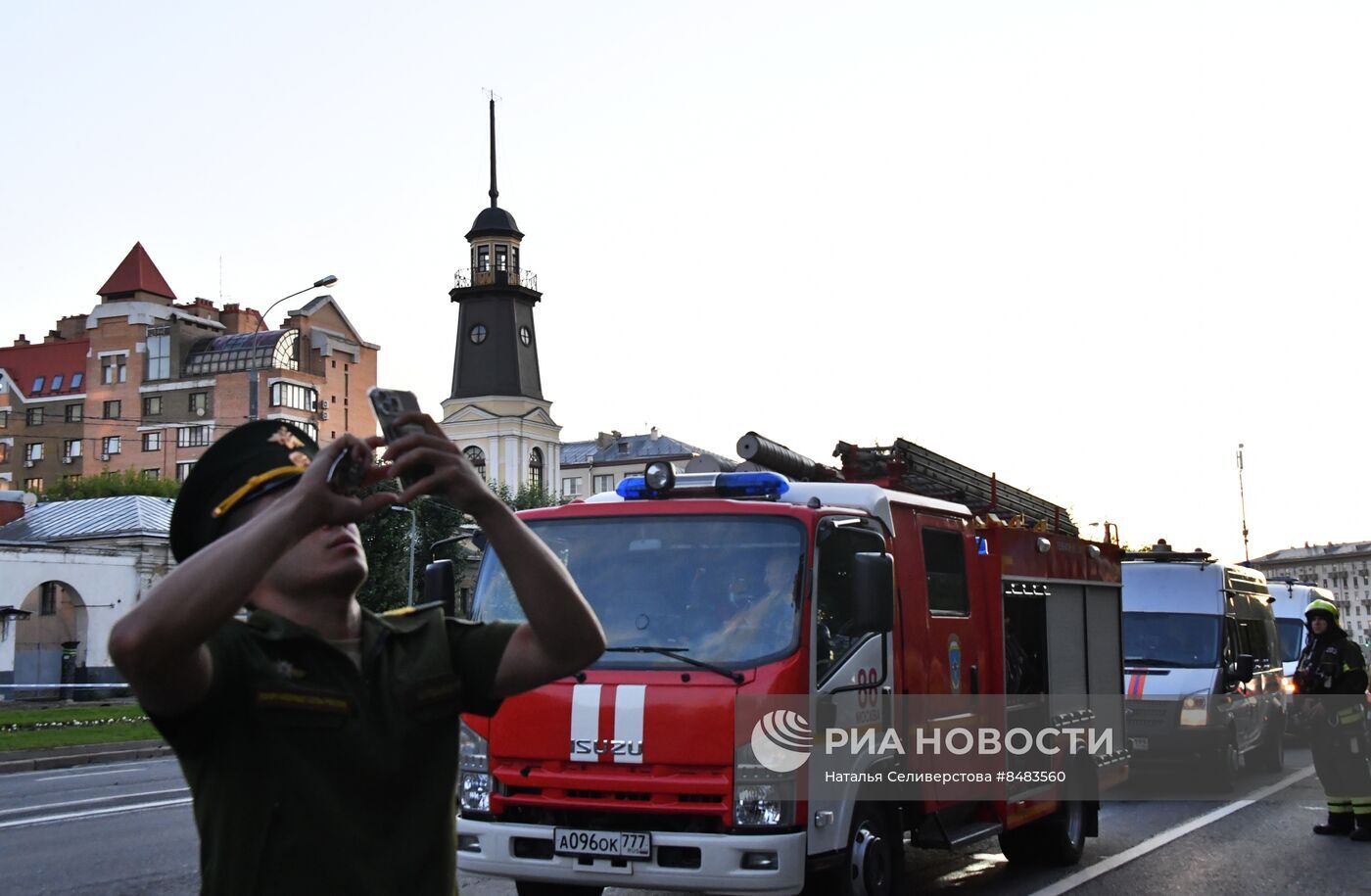 وقائع الهجوم الأوكراني الفاشل بمسيرتين على موسكو (فيديو+صور)