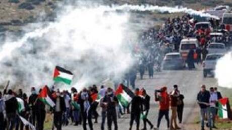 إصابة 6 فلسطينيين برصاص الجيش الإسرائيلي خلال مشاركتهم بمسيرة أسبوعية ضد الإستيطان