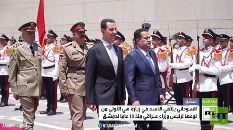 الأسد والسوداني يبحثان العلاقات الثنائية في دمشق