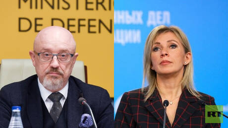 زاخاروفا تسخر من وزير الدفاع الأوكراني: أنت تهدد والغرب يدفع