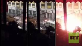 شاهد لحظة تفجير عبوة ناسفة في آلية عسكرية إسرائيلية في جنين (فيديو)