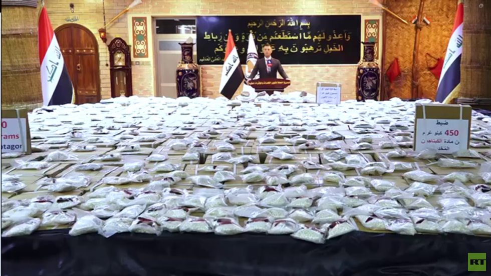 العراق.. ضبط نصف طن من المخدرات بعملية أمنية غير مسبوقة (فيديو)