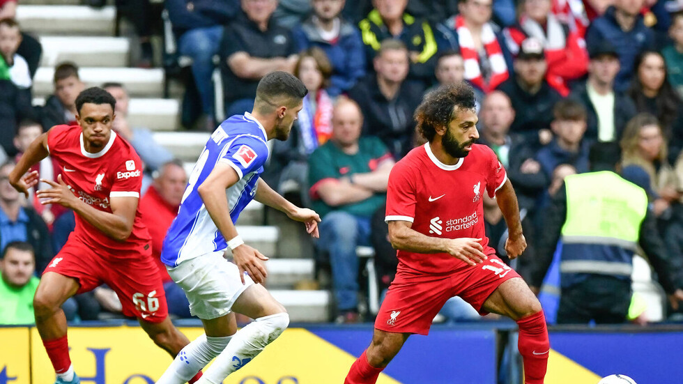 شاهد.. محمد صلاح يقود هجوم ليفربول في ودية دارمشتات