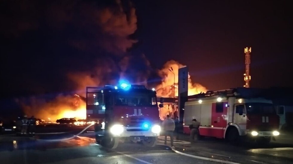 روسيا.. ارتفاع عدد القتلى بانفجار محطة الوقود في محج قلعة إلى 35