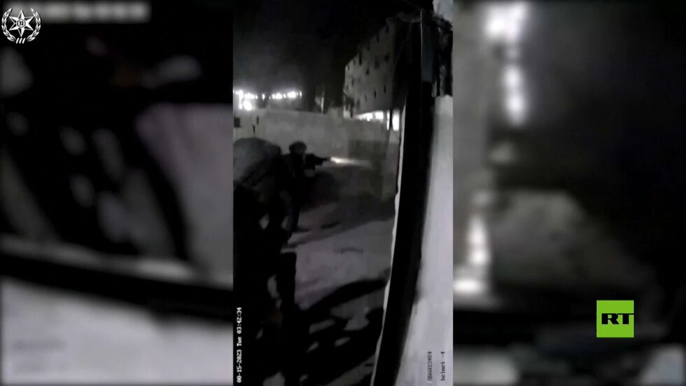 القوات الإسرائيلية تنشر لقطات لمداهمة مخيم في أريحا أدت إلى مقتل فلسطينيَين