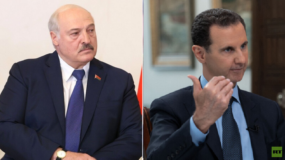 لوكاشينكو يعد في برقية للأسد بمواصلة دعم الشعب السوري بمرحلة إعادة الإعمار