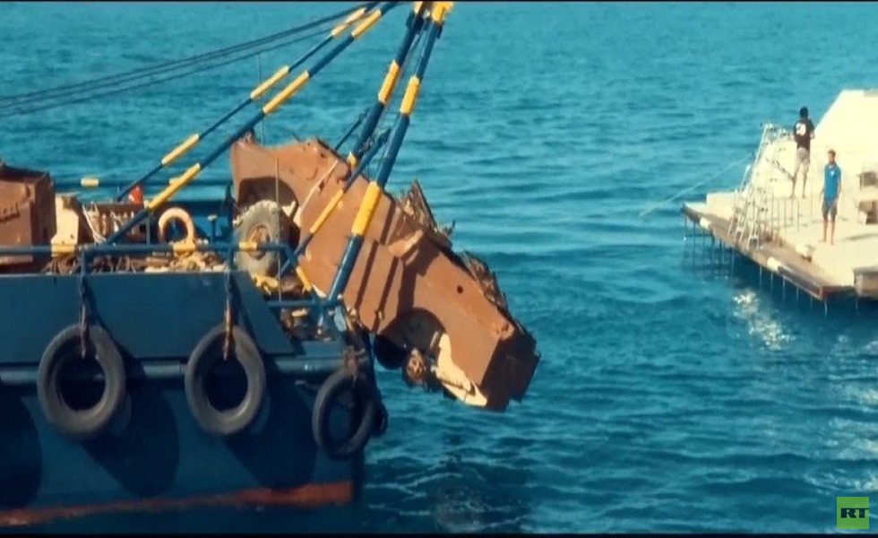 متحف حربي تحت الماء في أعماق البحر الأحمر