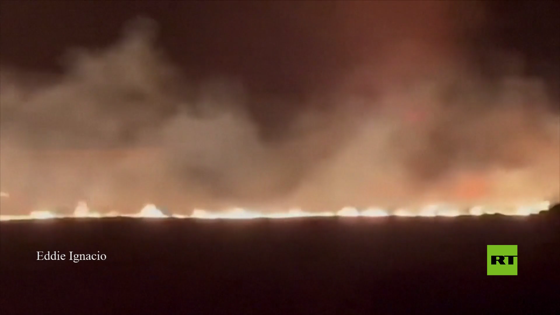بالفيديو.. حرائق الغابات تجتاح جزر هاواي
