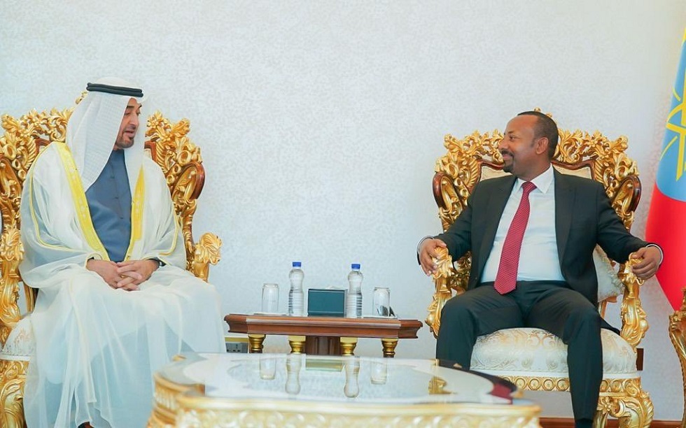 رئيس الوزراء الإثيوبي أبي أحمد والرئيس الإماراتي الشيخ محمد بن زايد آل نهيان