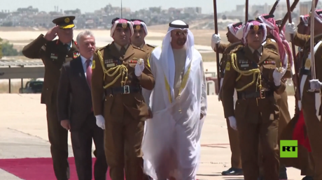 العاهل الأردني يستقبل رئيس الإمارات