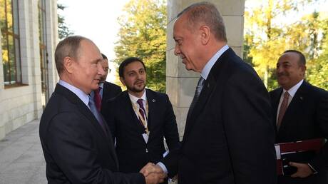 مصدر تركي: أردوغان يعتزم لقاء بوتين في مدينة سوتشي الروسية