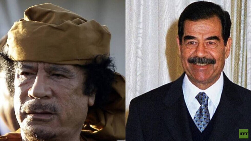 "قتلانا في الجنة وقتلاهم وأبوك في النار".. سر العداء بين القذافي وصدام  (فيديو)