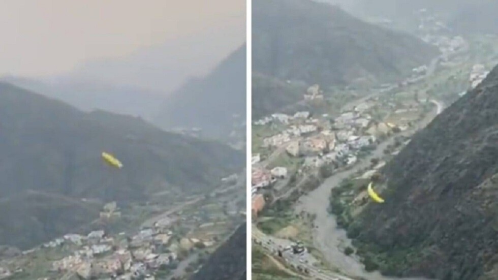 نجا بأعجوبة.. تعطل مظلة سعودي أثناء قفزه من ارتفاع شاهق (فيديو)