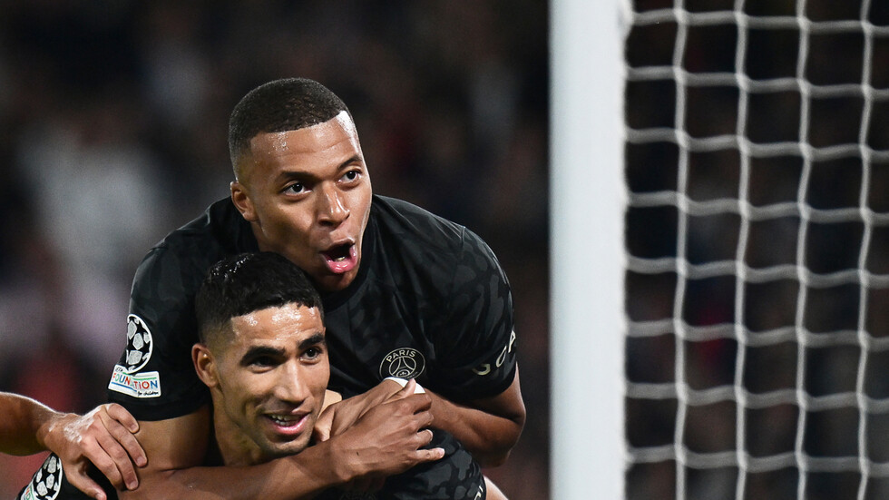 مبابي وحكيمي يمنحان سان جيرمان صدارة مجموعة الموت (فيديو)