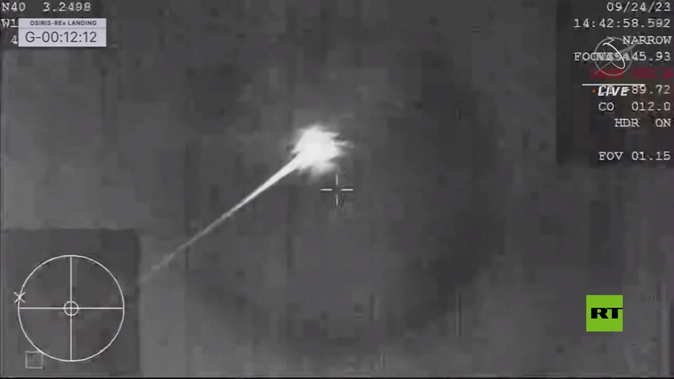 بالفيديو.. هبوط كبسولة لناسا تحمل عينات كويكب 