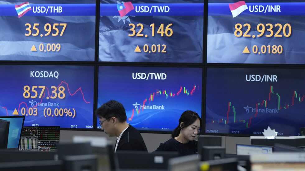 انخفاض معظم أسواق الأسهم الآسيوية على وقع أسوأ أسبوع لوول ستريت منذ 6 أشهر