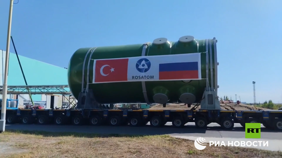 "روساتوم" ترسل هيكلا جديدا لمحطة "أكويو" النووية في تركيا