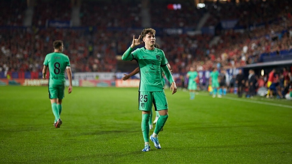 أتلتيكو مدريد يهزم أوساسونا في عقر داره