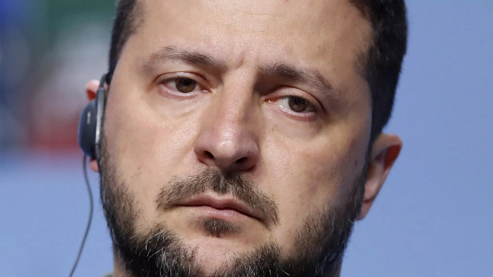 الرئيس الاوكراني فلاديمير زيلينسكي