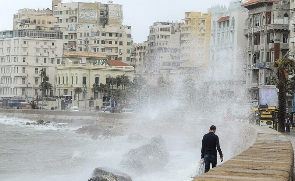 الأرصاد الجوية المصرية تكشف مستوى خطورة العاصفة 