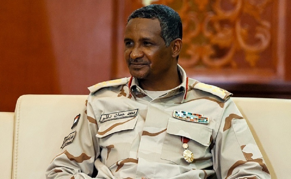 قائد قوات الدعم السريع في السودان محمد حمدان دقلو (حميدتي) - أرشيف -