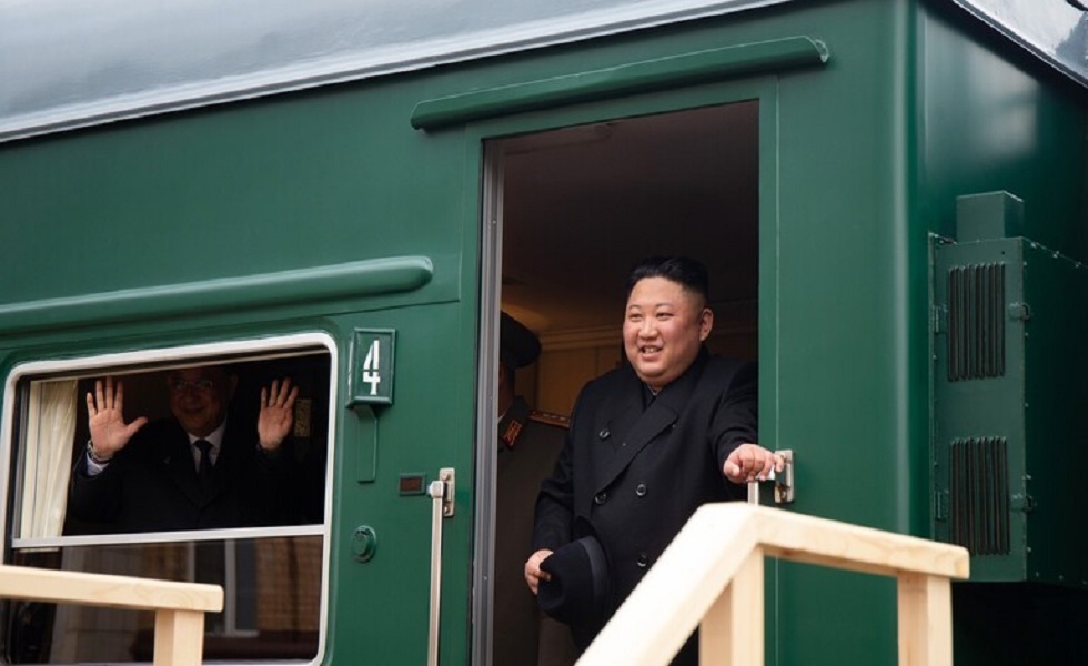 زيارة الزعيم الكوري الشمالي كيم جونغ أون لروسيا في عام 2019