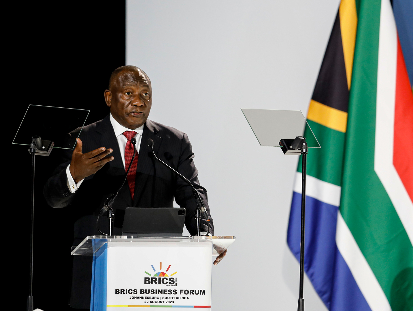 رئيس جنوب إفريقيا يبحث مبادرة السلام الإفريقية مع زيلنسكي