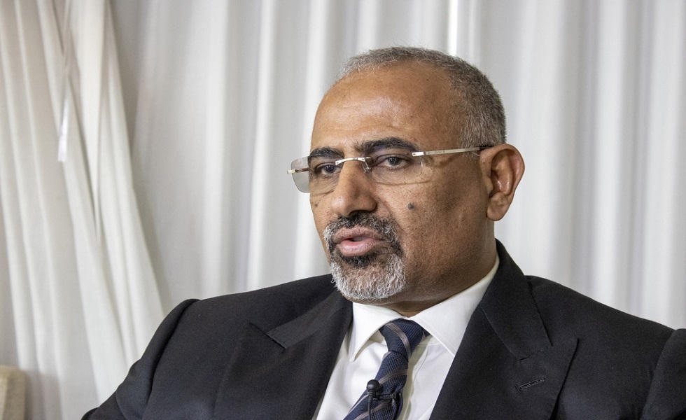 رئيس المجلس الانتقالي الجنوبي اليمني عيدروس الزبيدي