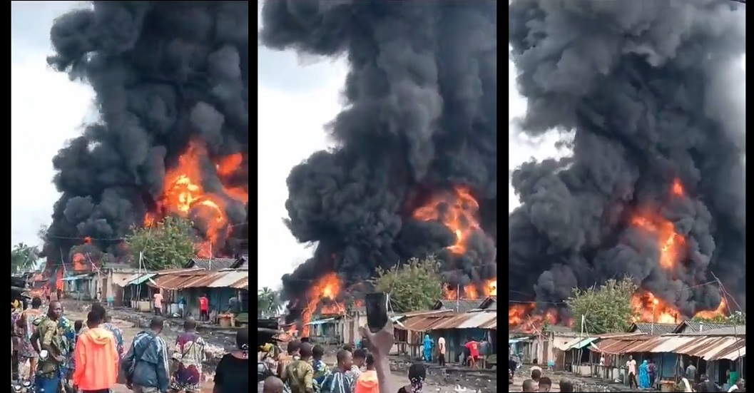 كارثة.. مقتل 34 شخصا بينهم رضيعان في حريق داخل مستودع للوقود المهرب في بنين (فيديو)